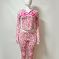 Streetwear Camo Pink Long Sleeve Two-Piece Outfit